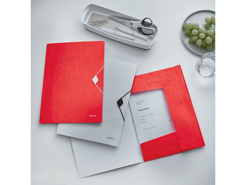 Leitz  WOW Eckspannermappe Rot