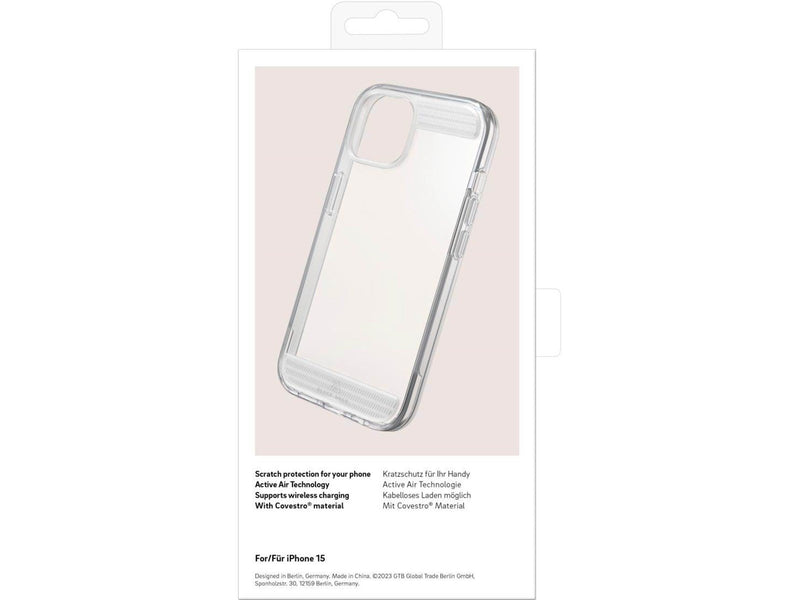 BLACK ROCK Phone Case Air Robust Transparent - iPhone 15