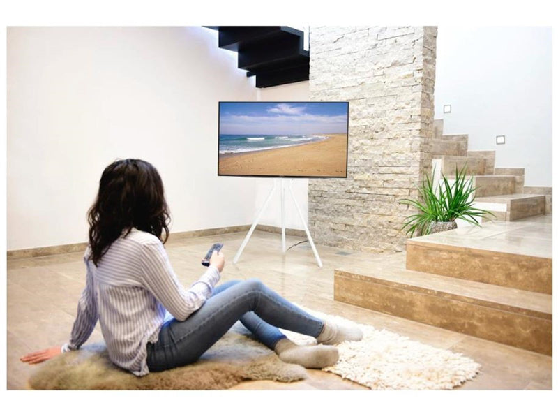 Hama TV Floor Stand up to 75" White 40 kg 75" 300 x 200 mm
