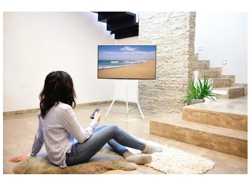 Hama TV Floor Stand up to 75" White 40 kg 75" 300 x 200 mm