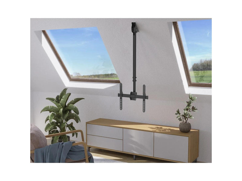 Hama TV Ceiling Mount VESA up to 400x400 65" Black 65" 200 x 200 mm