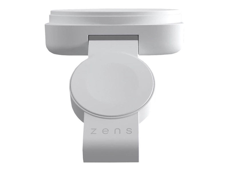 ZENS 2-in-1 MagSafe + Watch Travel Charger white