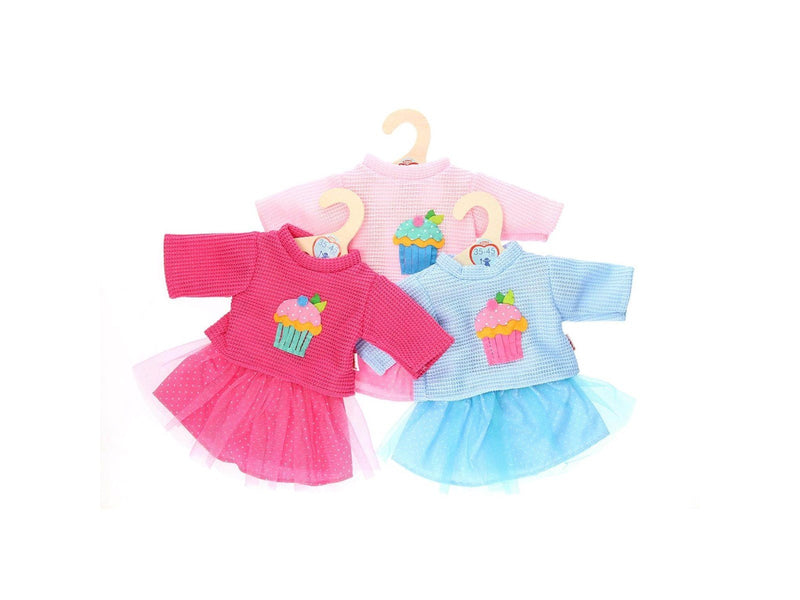 Heless Dolls Pullover with Skirt 35-45 cm