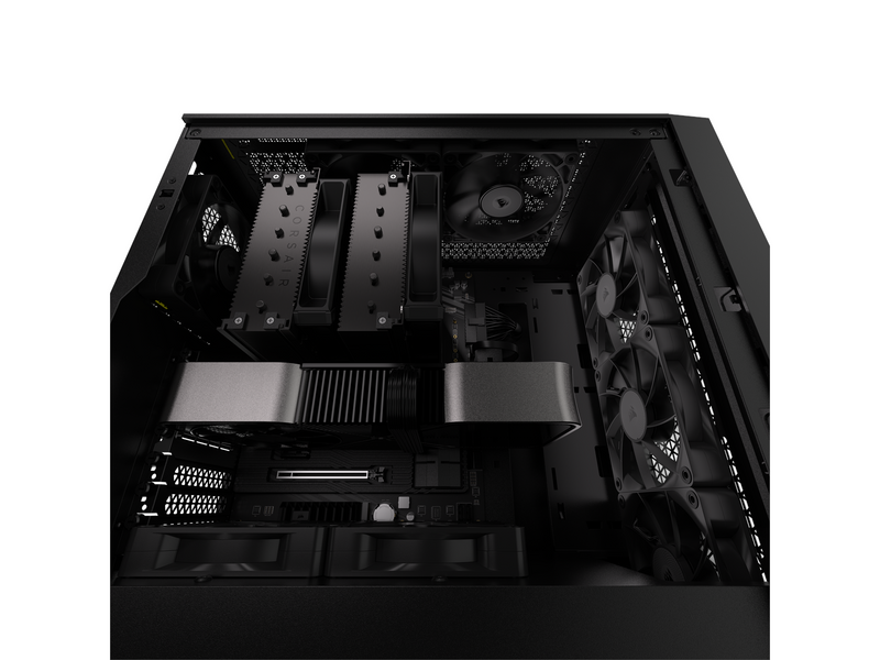 Corsair iCUE LINK RX120 3-pack - Gehäuselüfter - 120mm - Schwarz - 36 dBA