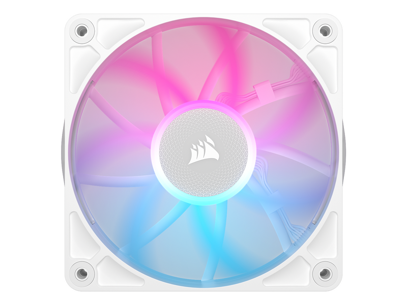 Corsair iCUE LINK RX120 RGB - Gehäuselüfter - 120mm - Weiß mit RGB-Beleuchtung - 36 dBA