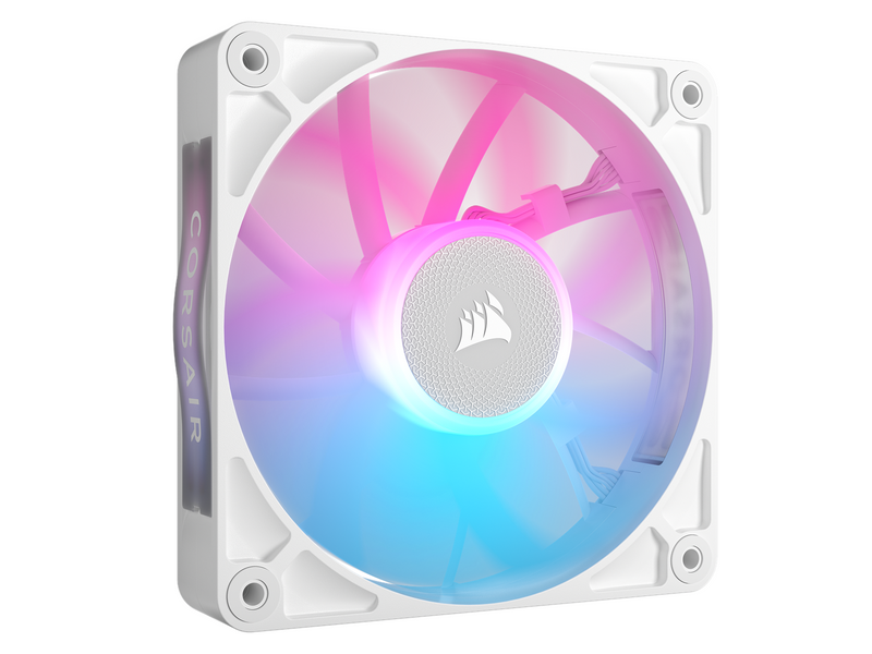Corsair iCUE LINK RX120 RGB 3-pack - Gehäuselüfter - 120mm - Weiß mit RGB-Beleuchtung - 36 dBA