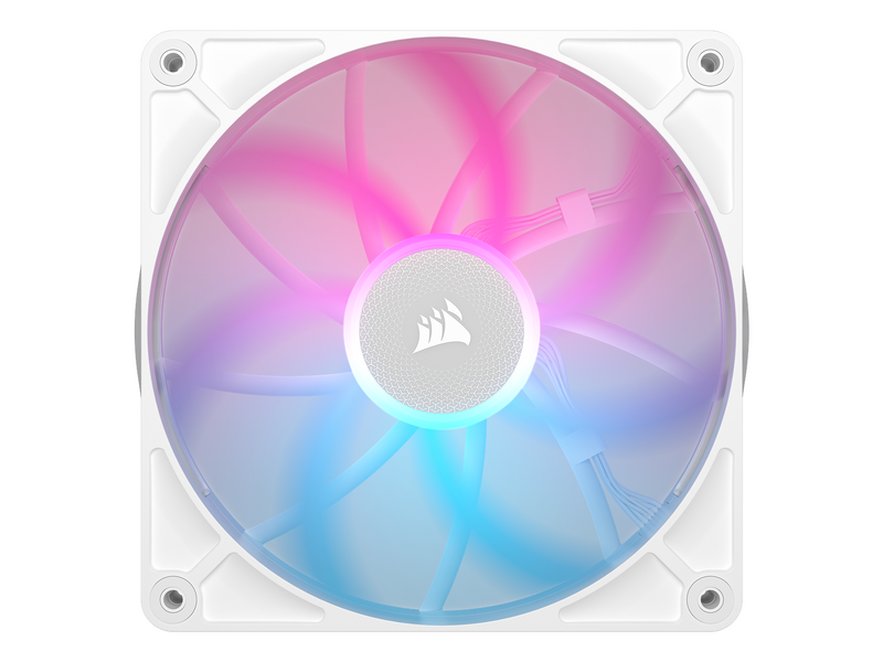 Corsair iCUE LINK RX140 RGB 2-pack - Gehäuselüfter - 140mm - Weiß mit RGB-Beleuchtung - 36 dBA
