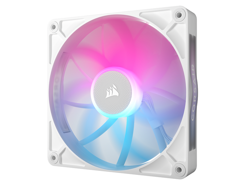 Corsair iCUE LINK RX140 RGB 2-pack - Gehäuselüfter - 140mm - Weiß mit RGB-Beleuchtung - 36 dBA