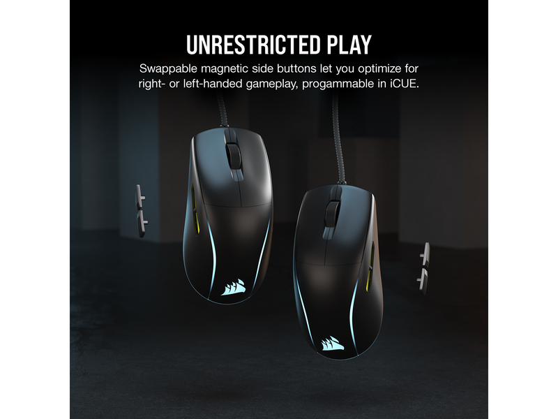 Corsair M75 Lightweight RGB - Gaming Maus (Schwarz mit RGB)