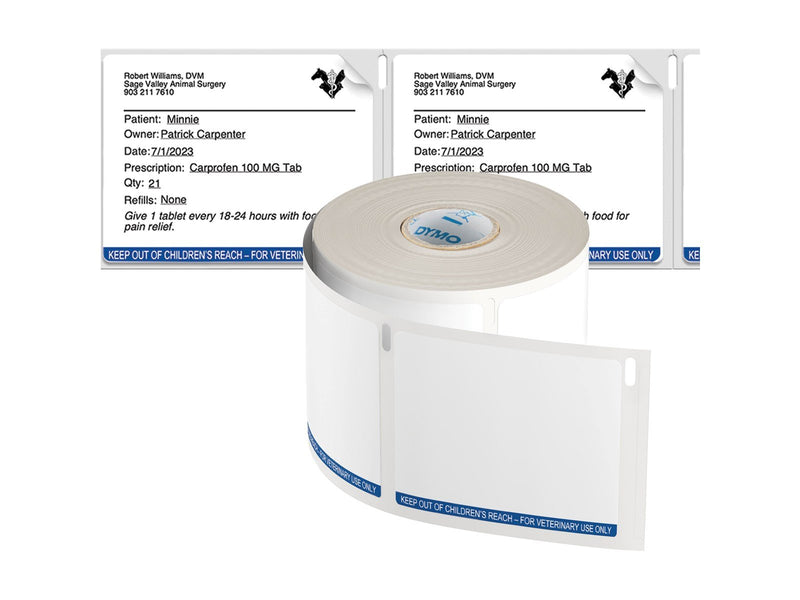 DYMO ® LabelWriter™ Veterinär-Rezeptetiketten