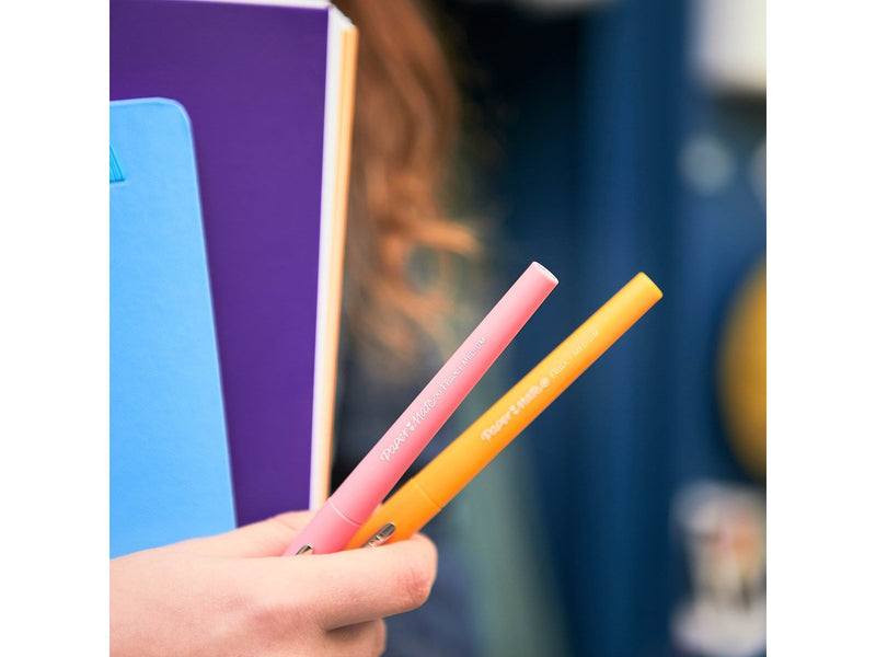 Paper Mate Flair Filzstifte | mittlere Spitze (0,7 mm) | gemischte Retrofarben | 16 Stück