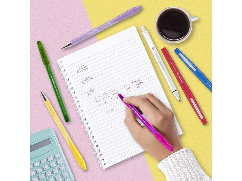 Paper Mate Flair Filzstifte | mittlere Spitze (0,7 mm) | gemischte Retrofarben | 6 Stück