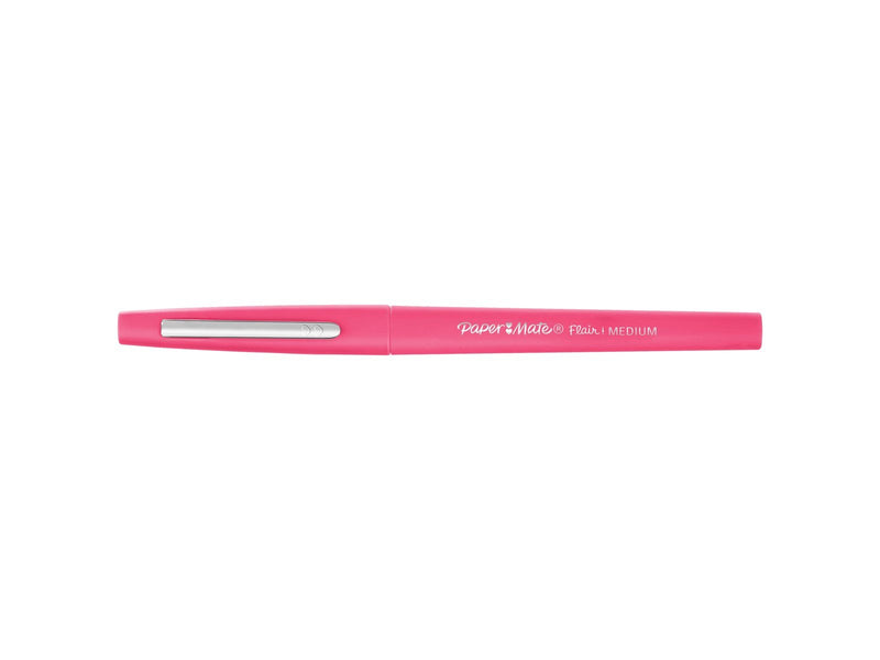 Paper Mate Flair-Filzstifte | mittlere Spitze 0,7 mm | Rosa | 12 Stück