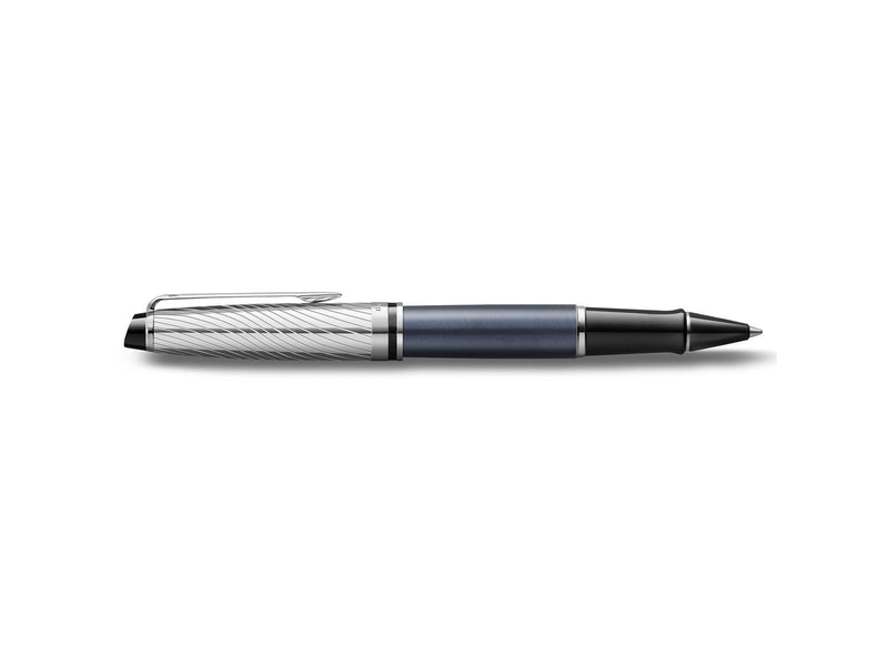 Waterman Hémisphère Rollerball, Metall und steingrauer Lackierung mit palladiumbeschichteten Zierteilen, Feine Spitze