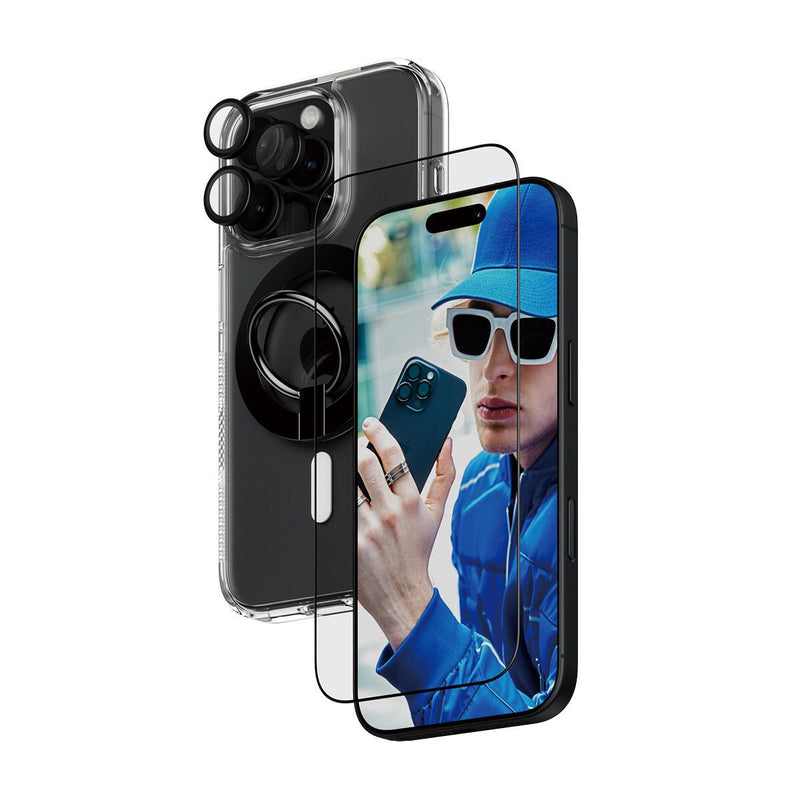 PanzerGlass® 4-in-1 Protection Schutzset für iPhone 16 Pro