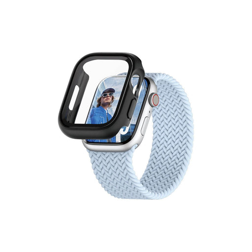 PanzerGlass® Displayschutz Snappie Full Body Schwarz für Apple Watch 45mm