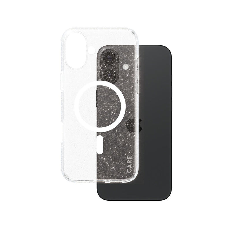 CARE by PanzerGlass® Flagship Case Urban Combat Star Lit Weiß MagSafe für iPhone 16 Plus