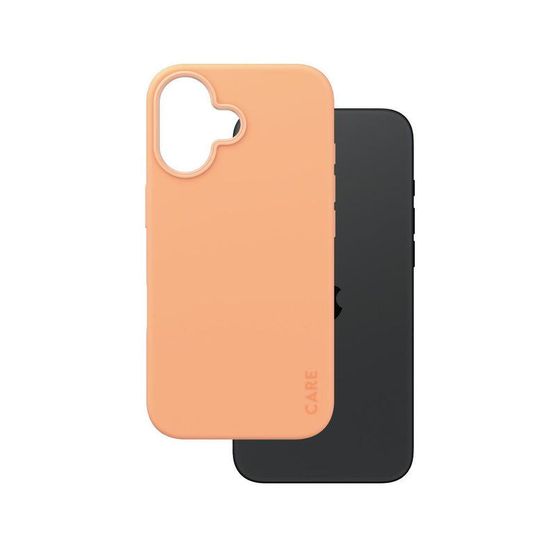 CARE by PanzerGlass® Fashionable Case Pfirsich MagSafe für iPhone 16