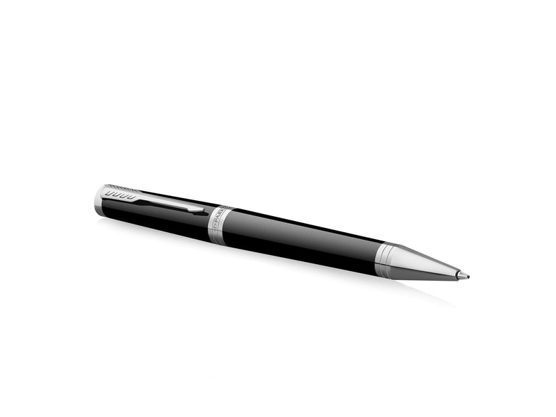 Parker Ingenuity Kugelschreiber | Core Kollektion | Schwarz, silberne Ausführung | Schwarze Tinte | Geschenkbox