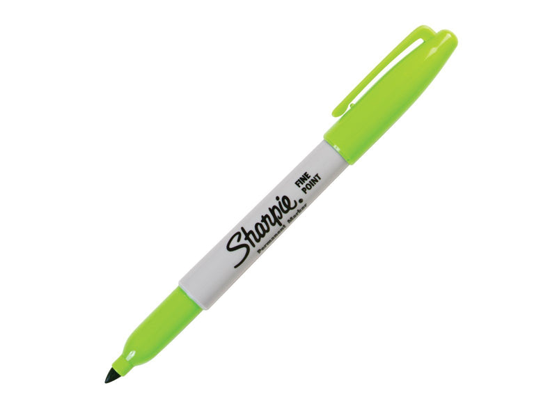 Sharpie Permanent Marker | Marker Stifte mit feiner Spitze | lindgrüne permanente Tinte | 12 Stück Market Set