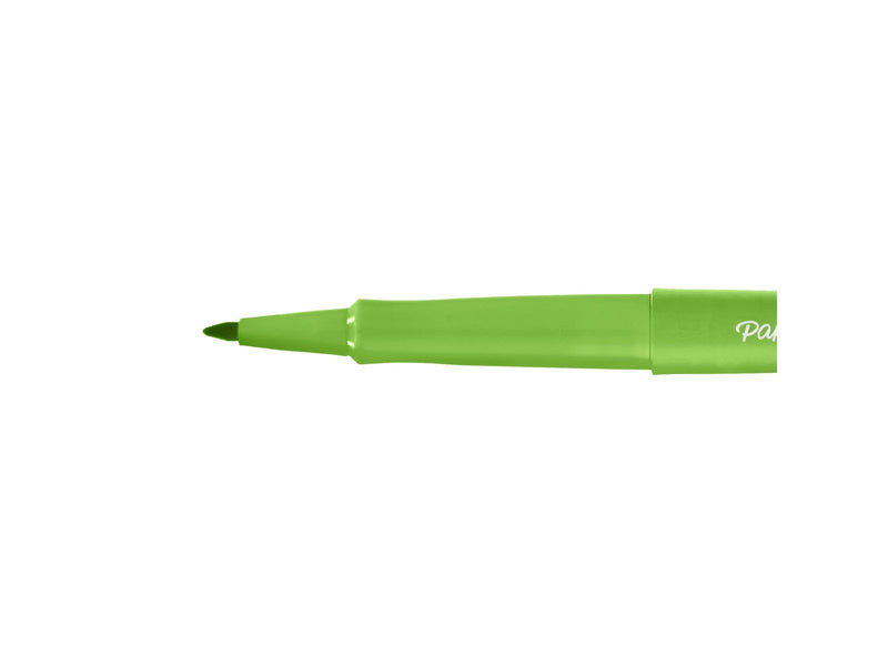 Paper Mate Flair-Filzstifte | mittlere Spitze 0,7 mm | Lime | 12er-Packung