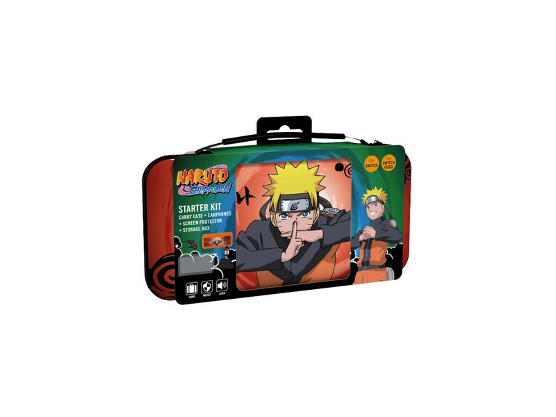 Konix Naruto Shipuden Starter Kit - Miscellaneous Bag - Nintendo Switch