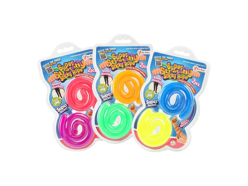 Toi-Toys Sticky Stretch Ropes 2pcs. (Assorted)
