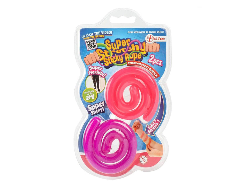 Toi-Toys Sticky Stretch Ropes 2pcs. (Assorted)