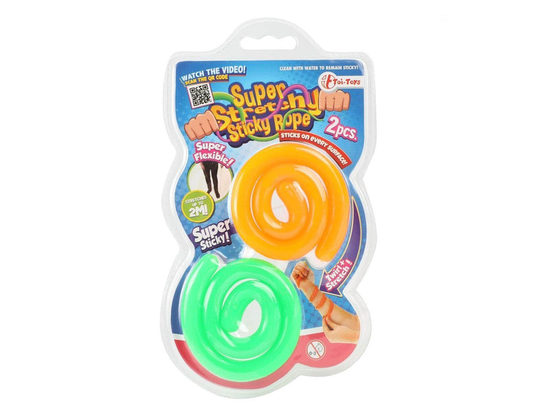 Toi-Toys Sticky Stretch Ropes 2pcs. (Assorted)