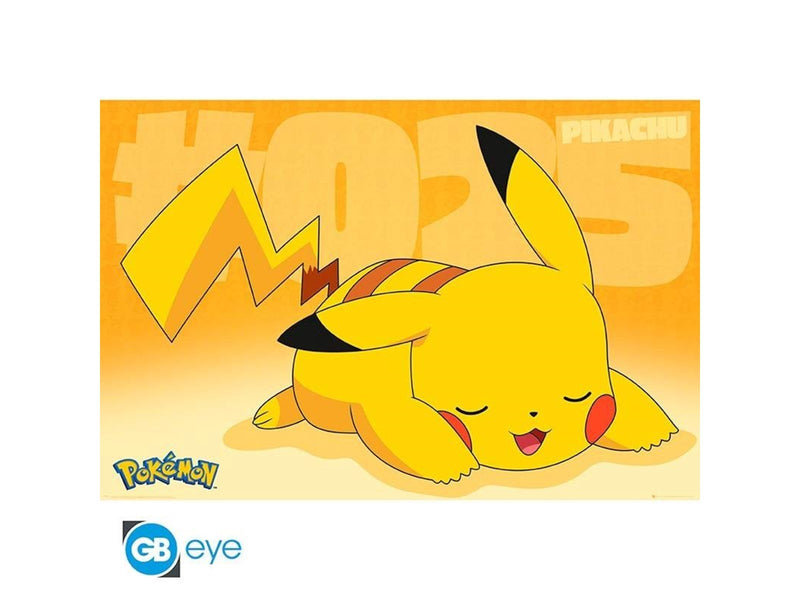 ABYstyle - POKEMON Poster Pikachu Asleep (91.5x61cm) - Plakat