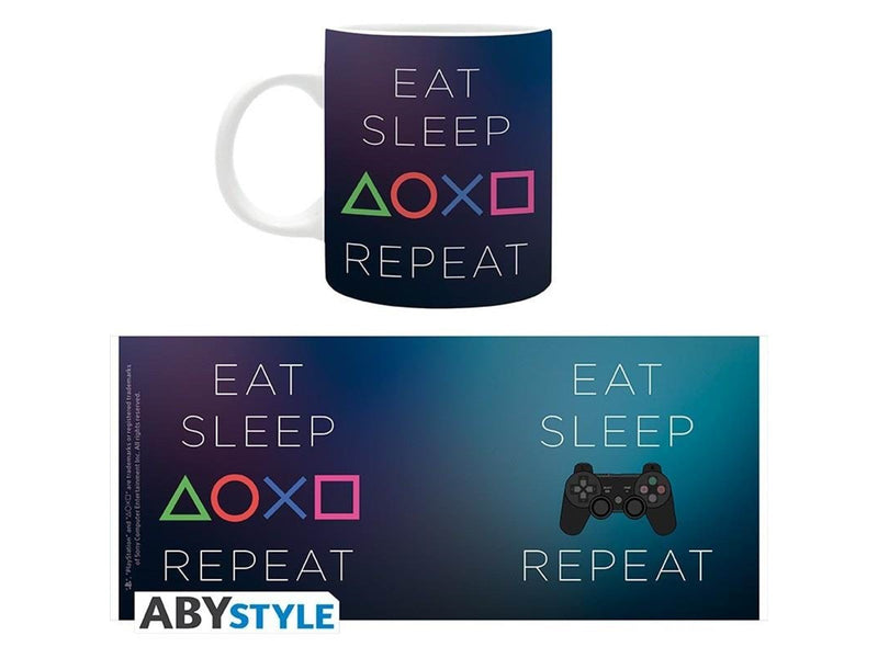 ABYstyle - PLAYSTATION Eat Sleep Repeat - Becher
