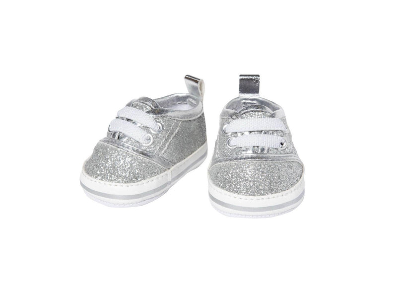 Heless Doll Sneakers Glitter Silver 38-45 cm