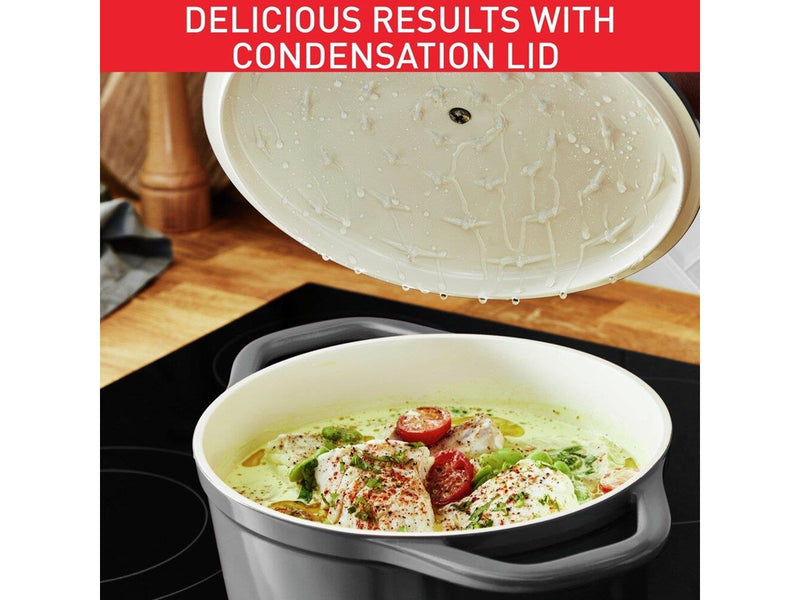 Tefal Air Stewpot 20 cm / 3.1 l. Grey