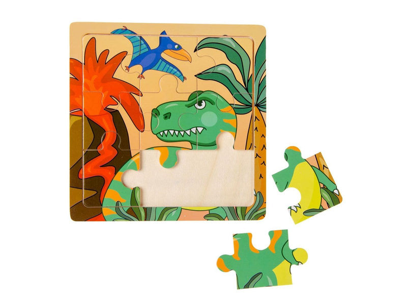 LG-Imports Wooden Puzzle (Space Pirate or Dinosaur) (Assorted)