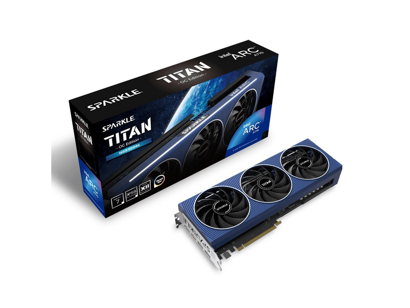 Sparkle Arc A770 Titan OC - 16GB GDDR6 RAM - Grafikkarte
