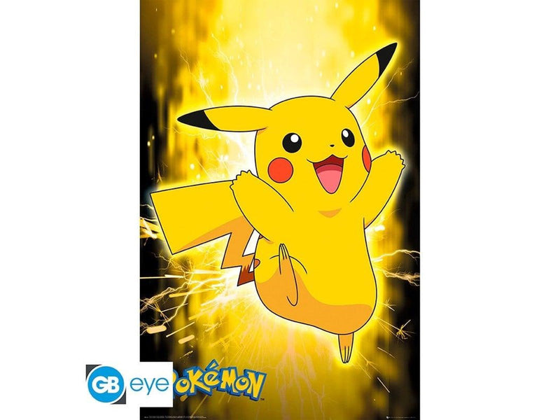 ABYstyle - POKEMON Poster Pikachu Neon (91.5x61cm) - Plakat
