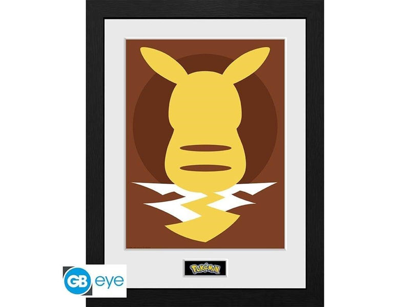 ABYstyle - POKEMON Framed print Pikachu Silhouette 25" - Bild