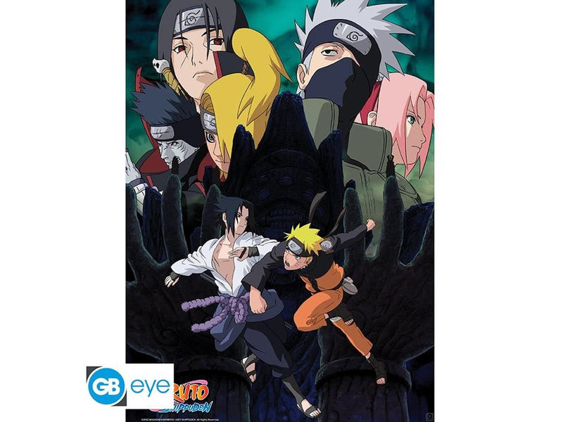 ABYstyle - NARUTO SHIPPUDEN Set 2 Chibi Posters Ninjas (52x38cm) - Plakat
