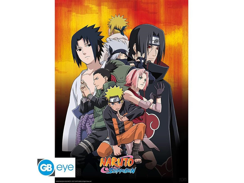 ABYstyle - NARUTO SHIPPUDEN Set 2 Chibi Posters Ninjas (52x38cm) - Plakat