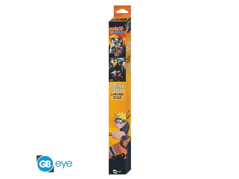 ABYstyle - NARUTO SHIPPUDEN Set 2 Chibi Posters Ninjas (52x38cm) - Plakat