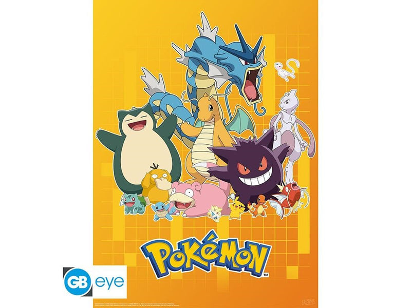 ABYstyle - POKEMON Set 2 Chibi Posters Colourful Characters (52x38cm) - Plakat