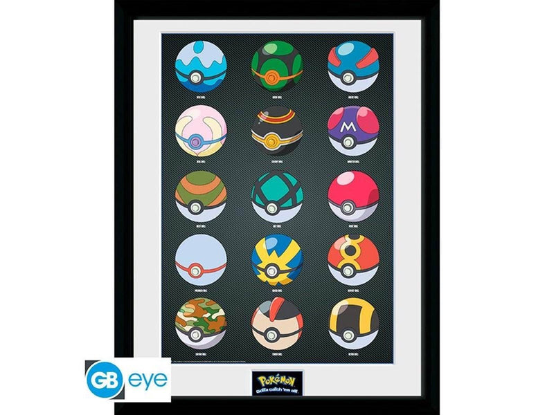 ABYstyle - POKEMON Framed print Pokeballs - Bild