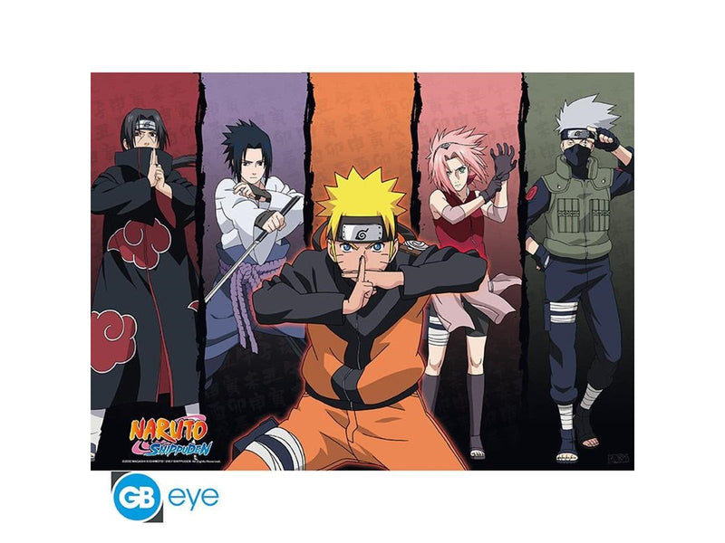 ABYstyle - NARUTO SHIPPUDEN Set 2 Chibi Posters Groups (52x38cm) - Plakat