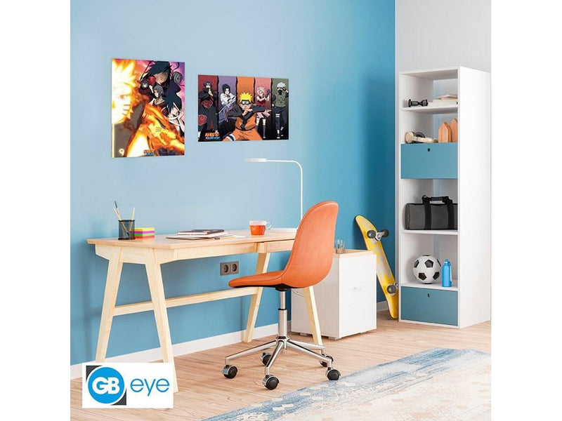 ABYstyle - NARUTO SHIPPUDEN Set 2 Chibi Posters Groups (52x38cm) - Plakat