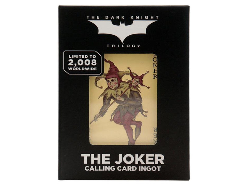 FaNaTtik - Batman Limited Edition Joker Calling Card Ingot