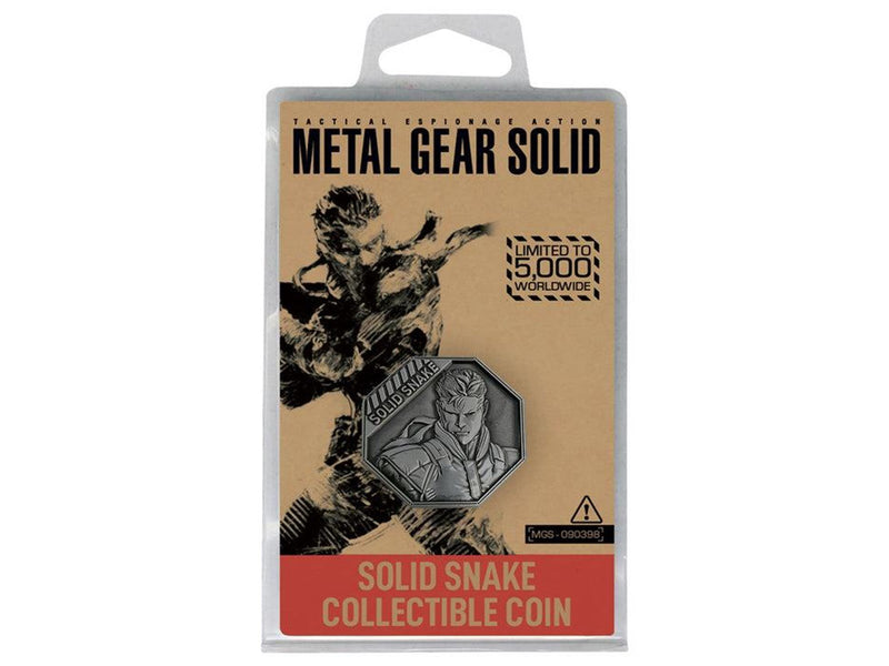 FaNaTtik - Metal Gear Solid Limited Edition 'Solid Snake' Collectible Coin