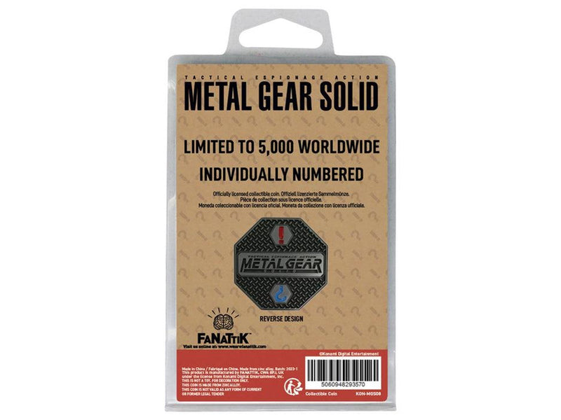 FaNaTtik - Metal Gear Solid Limited Edition 'Solid Snake' Collectible Coin