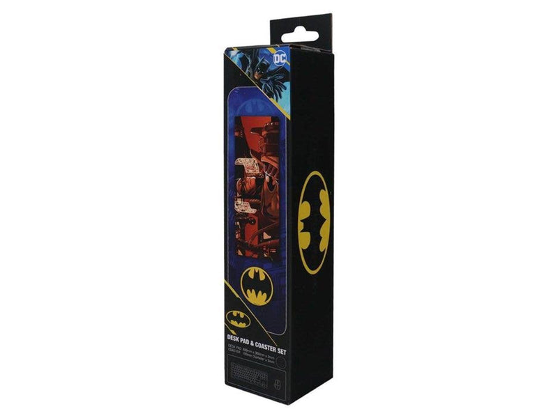 FaNaTtik DC Batman XL Desk Pad & Coaster Set