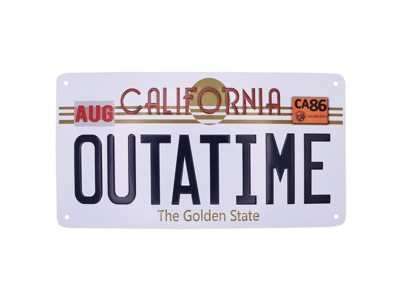 FaNaTtik - Back To The Future Replica Number Plate Tin Sign