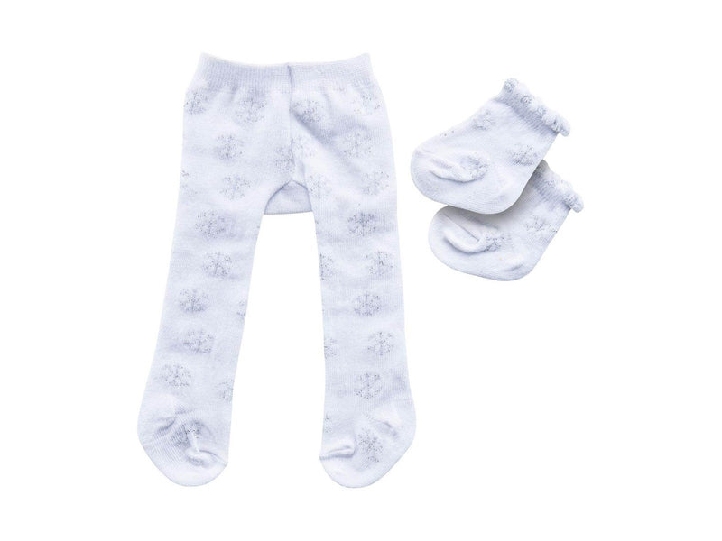 Heless Doll Tights with Socks - Snowflakes 35-45 cm
